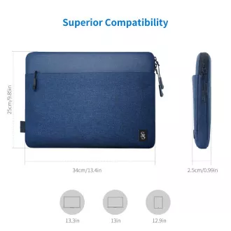 Seine Scene torba za laptop Seine Scene Valence s rukavom 13.6'' - plava