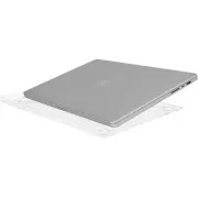 ZAGG Tvrda torba za Apple Macbook Air 13" M3/M2 Prozirna