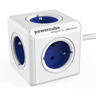 Produžna utičnica. PowerCube EXTENDED, plavi, 5-kraki spoj, kabel 1,5 m