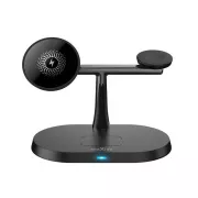 Stalak za bežično punjenje 3 u 1 Maxlife MXWC-03 15W crni