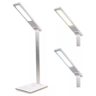 Huslog bijela LED stolna lampa s bežičnim punjačem