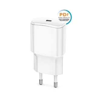 Brzi punjač Forever TC-01 PD 1x USB-C 20W bijeli