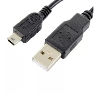 Podatkovni kabel Forever USB/miniUSB 1m 1A crni