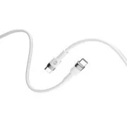 Podatkovni kabel Forever Flexible USB-C/USB-C 2m 100W bijeli