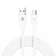 Podatkovni kabel Forever USB/USB-C 1m 66W bijeli