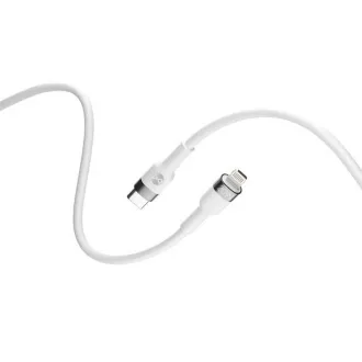 Podatkovni kabel Forever Flexible USB-C/Lightning 1m 20W bijeli
