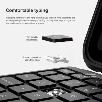 Nillkin Bumper Combo tipkovnica Case za iPad 10.9 2022 crna