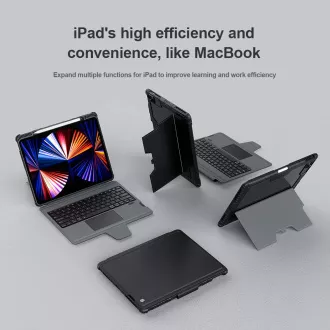 Nillkin Bumper Combo futrola s tipkovnicom za iPad Pro 12.9 2020/2021/2022/ Air 13 2024/2025 crna Nillkin Bumper Combo futrola s tipkovnicom za iPad Pro 12.9 2020/2021/2022/ Air 13 2024/2025 crna