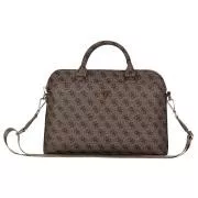 Guess PU 4G torba za laptop s trokutastim logom 13/14/15" smeđa