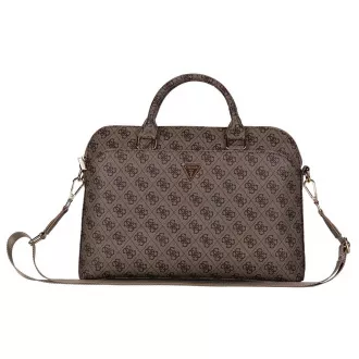 Guess PU 4G torba za laptop s trokutastim logom 13/14/15" smeđa