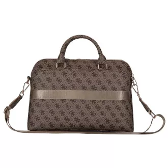 Guess PU 4G torba za laptop s trokutastim logom 13/14/15" smeđa