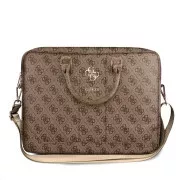 Guess PU 4G metalna torba za laptop s metalnim logom 15/16" smeđa