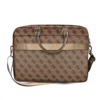 Guess PU 4G metalna torba za laptop s metalnim logom 15/16" smeđa