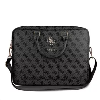 Guess PU 4G metalna torba za laptop s logotipom 15/16" siva