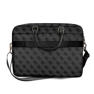 Guess PU 4G metalna torba za laptop s logotipom 15/16" siva