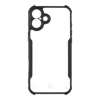 Tactical Quantum Stealth maska za Apple iPhone 16 Plus prozirna/crna