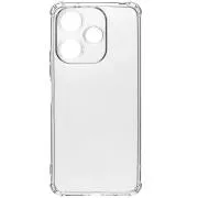 Taktička TPU Plyo maska za Xiaomi Redmi Note 14S prozirna