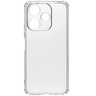 Taktička TPU Plyo maska za Xiaomi Redmi Note 14S prozirna