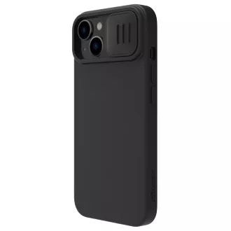 Nillkin CamShield Silky Magnetic Silicone Cover za Apple iPhone 14 crna Nillkin CamShield Silky Magnetic Silicone Cover za Apple iPhone 14 crna