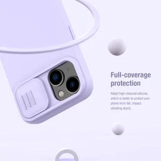 Nillkin CamShield Silky Magnetic Silicone Cover za Apple iPhone 14 crna Nillkin CamShield Silky Magnetic Silicone Cover za Apple iPhone 14 crna