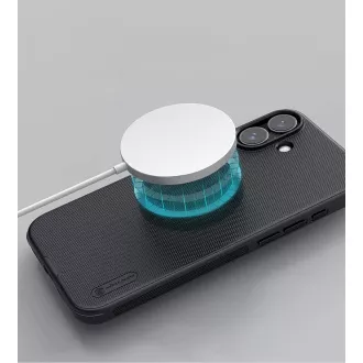 Nillkin Super Frosted PRO magnetna stražnja maska za Apple iPhone 16 crna