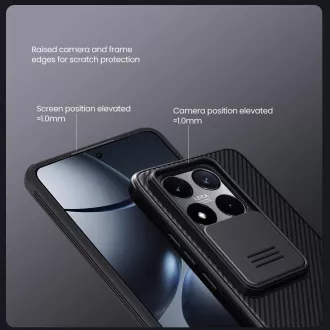 Stražnja maska Nillkin CamShield PRO za Xiaomi 14T crna Stražnja maska Nillkin CamShield PRO za Xiaomi 14T crna