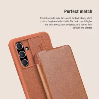 Nillkin Qin Book PRO maska za Samsung Galaxy A54 5G crna