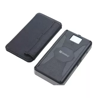 Sandberg solarni Powerbank 20000 sa 6 panela, solarni punjač, crni
