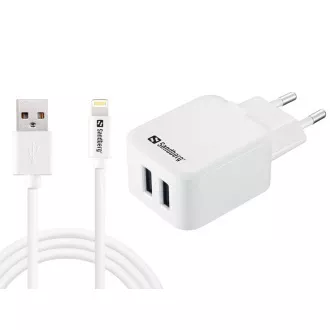 Sandberg AC punjač EU Lightning 2.4A