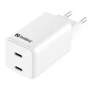 Sandberg AC punjač Dual USB-C PD65W EU