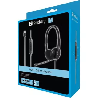 Sandberg PC slušalice USB-C Office Headset