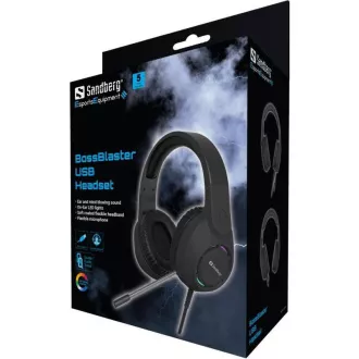 Sandberg gaming slušalice BossBlaster USB-A, LED