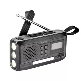 Sandberg Survivor All-in-1 DAB radio 4500 mAh, višenamjenski vanjski radio, crni Sandberg Survivor All-in-1 DAB radio 4500 mAh, višenamjenski vanjski radio, crni