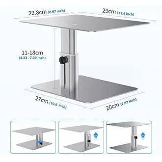 Nillkin HighDesk podesivi stalak za monitor, srebrni Nillkin HighDesk podesivi stalak za monitor, srebrni