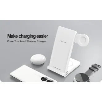 Nillkin PowerTrio 3u1 bežični punjač za Huawei Watch White - Rabljen