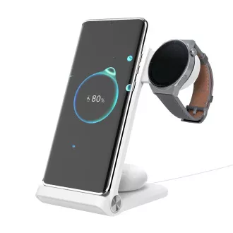 Nillkin PowerTrio 3u1 bežični punjač za Samsung Watch White
