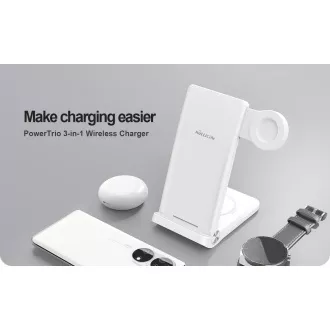 Nillkin PowerTrio 3u1 bežični punjač za Samsung Watch White
