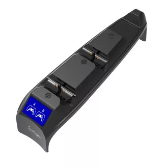 iPega P5S016 Dual Charger Dock s držačem slušalica i kontrolerom za PS5 Slim White iPega P5S016 Dual Charger Dock s držačem slušalica i kontrolerom za PS5 Slim White