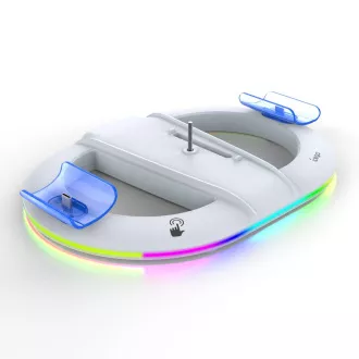 iPega P5S045 okomito postolje za punjenje s RGB-om za PS5/PS5 Slim White
