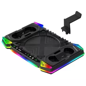 iPega XBX025S višenamjenski RGB rashladni stalak za Xbox s punjenjem