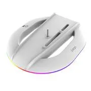 iPega P5S035SA vertikalni stalak (2xUSB-A s RGB za PS5 Slim/PS5 Pro bijeli