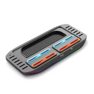iPega SW2210 Višenamjenski RGB stalak za punjenje za Nintendo Switch 2 crne boje iPega SW2210 Višenamjenski RGB stalak za punjenje za Nintendo Switch 2 crne boje
