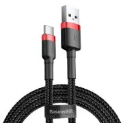 Baseus CATKLF-B91 Cafule kabel USB-C 3A 1m crveno/crno