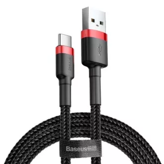 Baseus CATKLF-B91 Cafule kabel USB-C 3A 1m crveno/crno Baseus CATKLF-B91 Cafule kabel USB-C 3A 1m crveno/crno