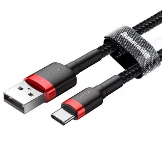Baseus CATKLF-B91 Cafule kabel USB-C 3A 1m crveno/crno Baseus CATKLF-B91 Cafule kabel USB-C 3A 1m crveno/crno