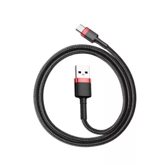 Baseus CATKLF-B91 Cafule kabel USB-C 3A 1m crveno/crno Baseus CATKLF-B91 Cafule kabel USB-C 3A 1m crveno/crno