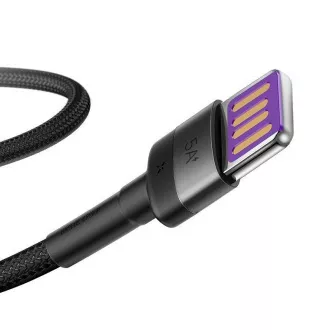 Baseus CATKLF-PG1 Cafule podatkovni kabel za brzo punjenje USB dvostrani na USB 40W 1m siva/crna