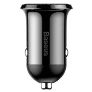 Baseus CCALLP-01 Grain Pro auto punjač 2xUSB 4.8A crni