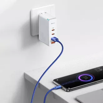 Baseus CAJY000403 Crystal Shine Series podatkovni kabel USB - USB-C 100W 1,2 m plavi