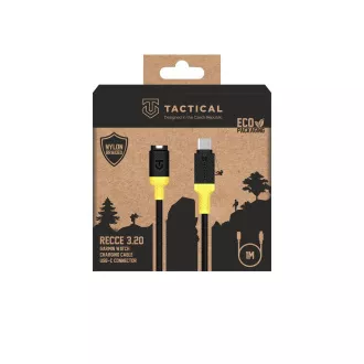 Tactical Recce 3:20 kabel za Garmin USB-C crno/žuti